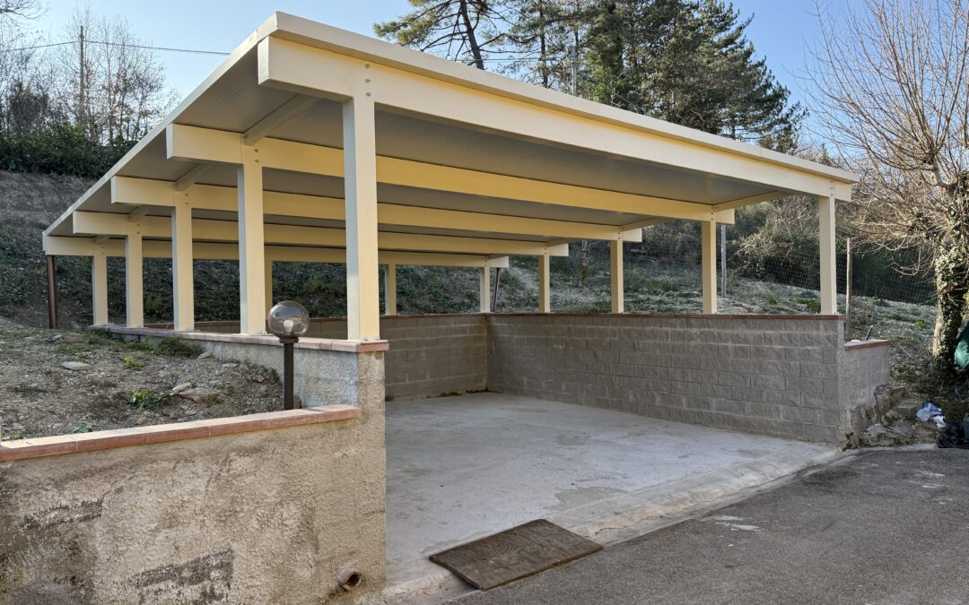 Tettoie e pensiline in ferro su misura: progettazione, materiali e cosa valutare