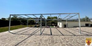 tettoia in ferro